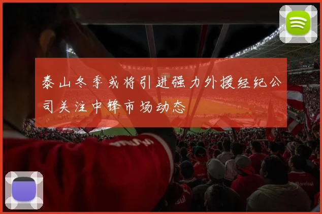 泰山冬季或将引进强力外援经纪公司关注中锋市场动态